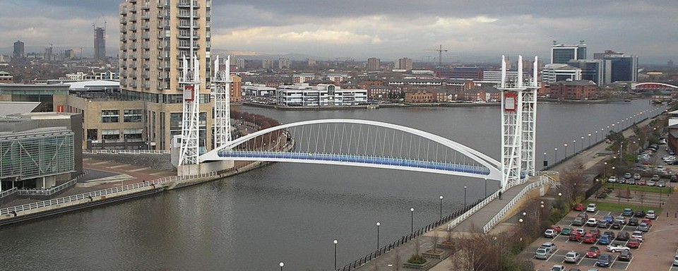 Salford Quays Millennium Bridge