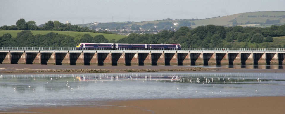 Leven Viaduct, Morecambe Bay