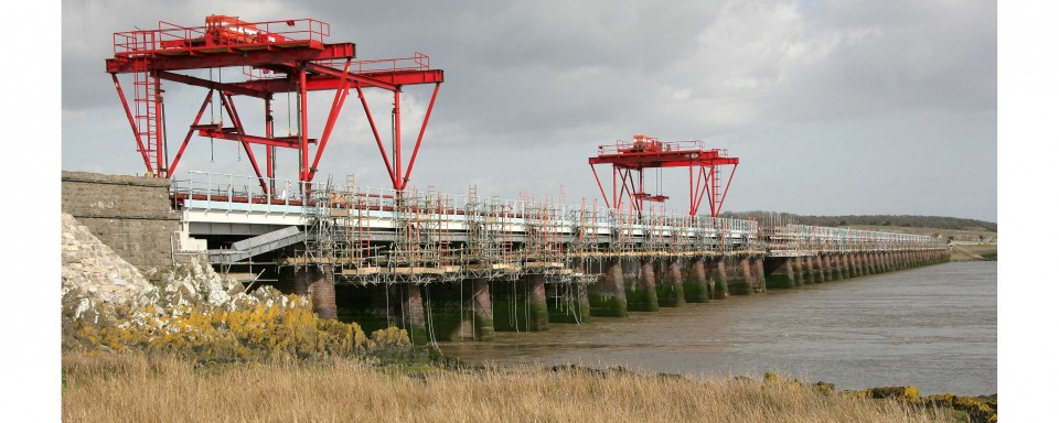 Leven Viaduct, Morecambe Bay