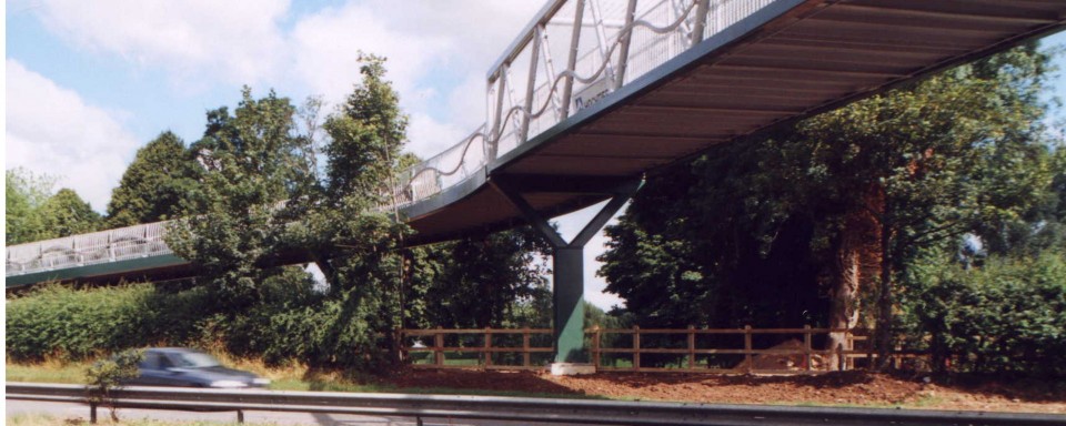 Cutteslowe Footbridge, Oxford