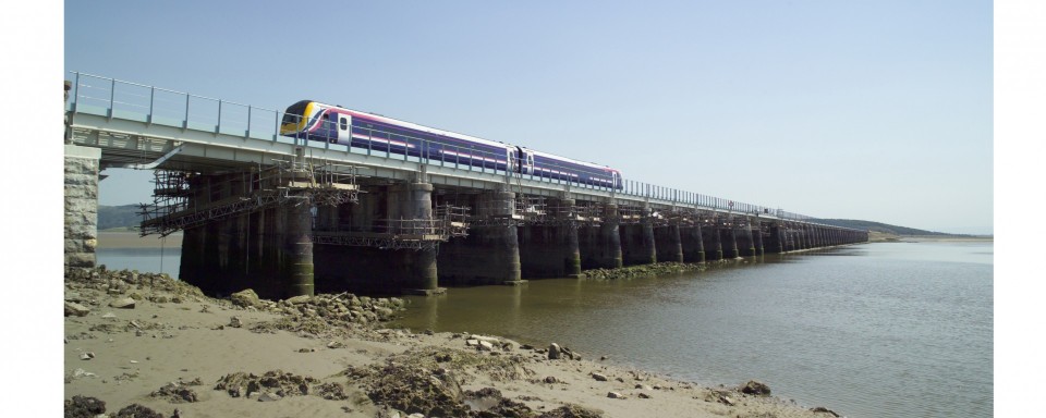 Leven Viaduct, Morecambe Bay