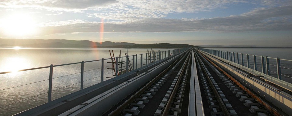 Leven Viaduct, Morecambe Bay