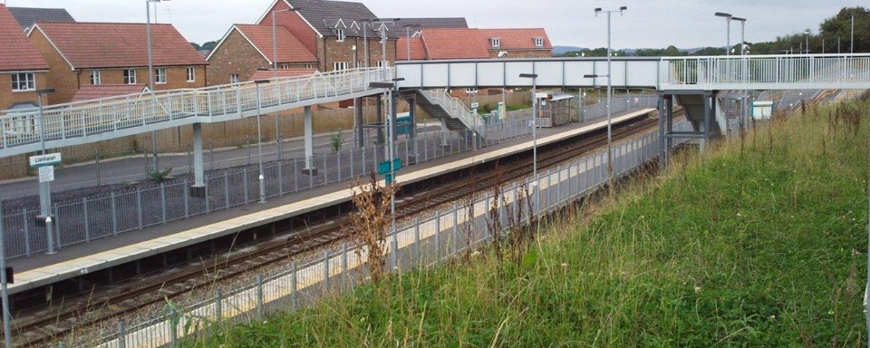 Llanharan Station Footbridge