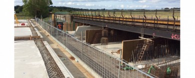 Preassembly of Bridge Deck and Piers