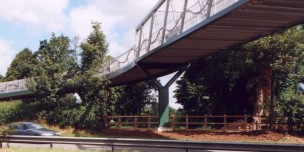 Cutteslowe Footbridge, Oxford