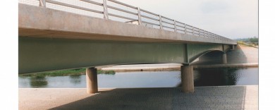 A345 Simon de Montfort Bridge over River Avon, Evesham