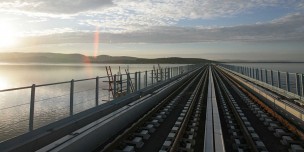 Leven Viaduct, Morecambe Bay