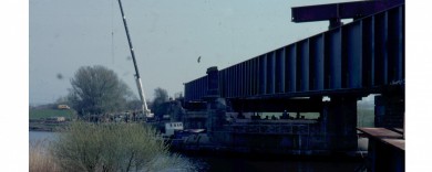 The new girders are in position