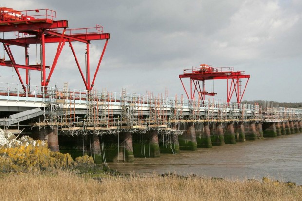 Leven Viaduct, Morecambe Bay